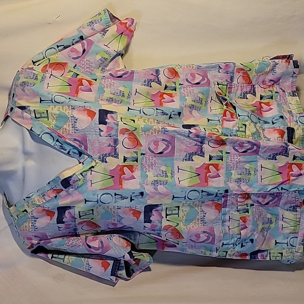 Cottonality Womens Scrub Top.